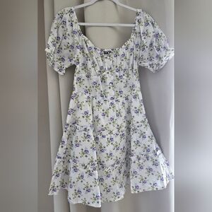 NWT Influence Cotton Poplin Floral Tea Dress